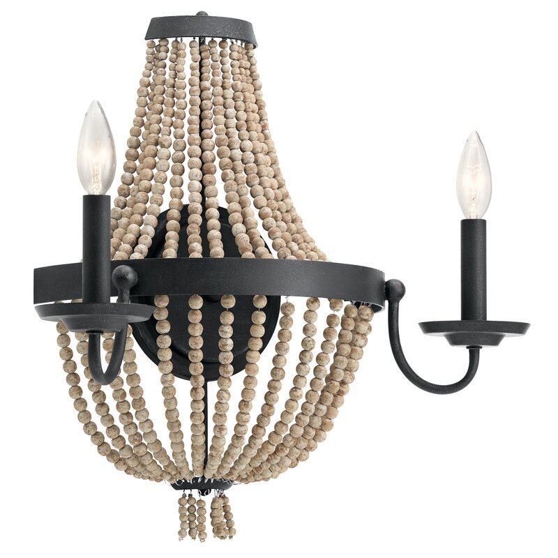 When You Need The Perfect French Country Wall Sconce 35 Ideas   Capillaire 2 Light Candle Wall Light 